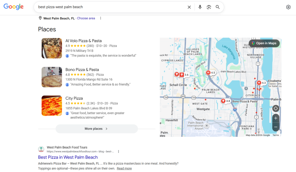 How User Intent Impacts Seo | Sma Marketing Local Search Intent Screenshot